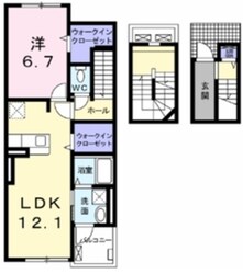 アビタシオンⅡの物件間取画像